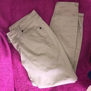 Modern Skinny Ankle Loft Khaki jeans